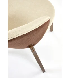 Halmar Krzesło K583 81 cm beżowe orzechowe