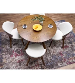 Halmar Krzesło K583 81 cm beżowe orzechowe