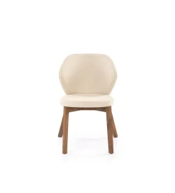 Halmar Krzesło K583 81 cm beżowe orzechowe