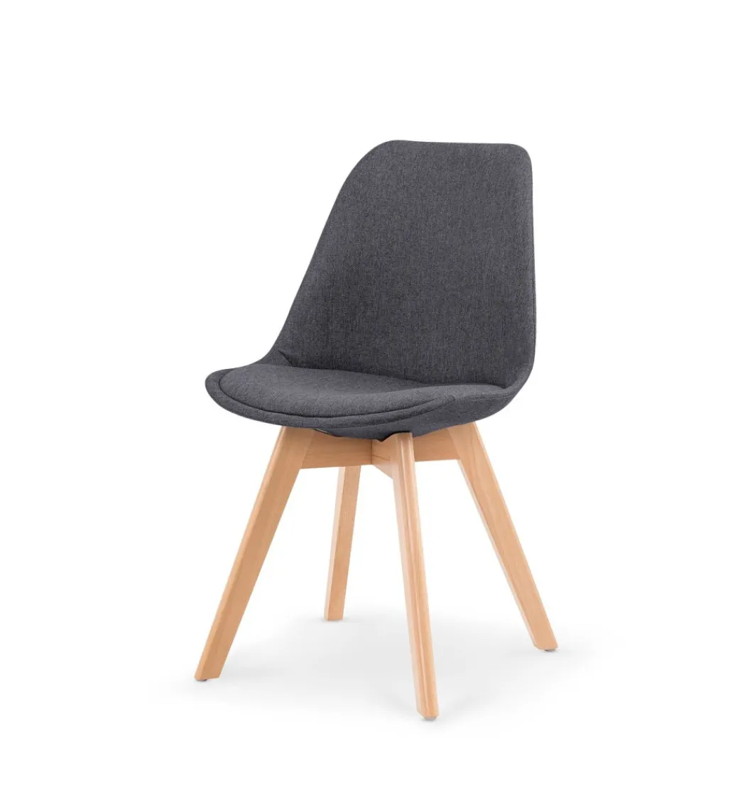 Halmar Krzesło K303 83 cm ciemne popielate