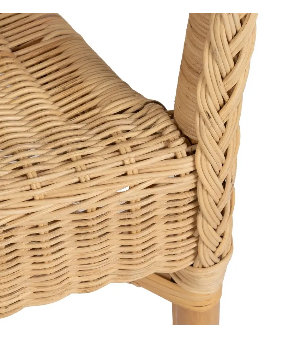 Zona-Design Krzesło KERRI ratan naturalny