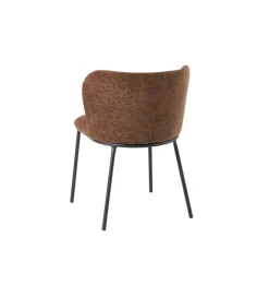 Invicta Interior Krzesło LYON 75 cm brązowe