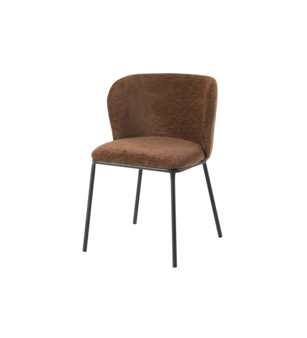 Invicta Interior Krzesło LYON 75 cm brązowe