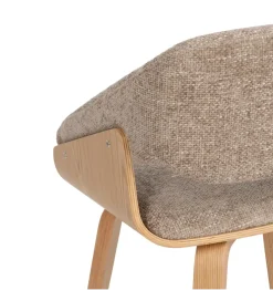 Zona-Design Krzesło MAI drewno bukowe beżowo-brązowy