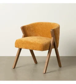 Zona-Design Krzesło MORTEZ 68 cm naturalne żółte