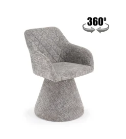 Halmar Krzesło obrotowe K603 85 cm popielate