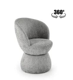 Halmar Krzesło obrotowe K581 82 cm popielate