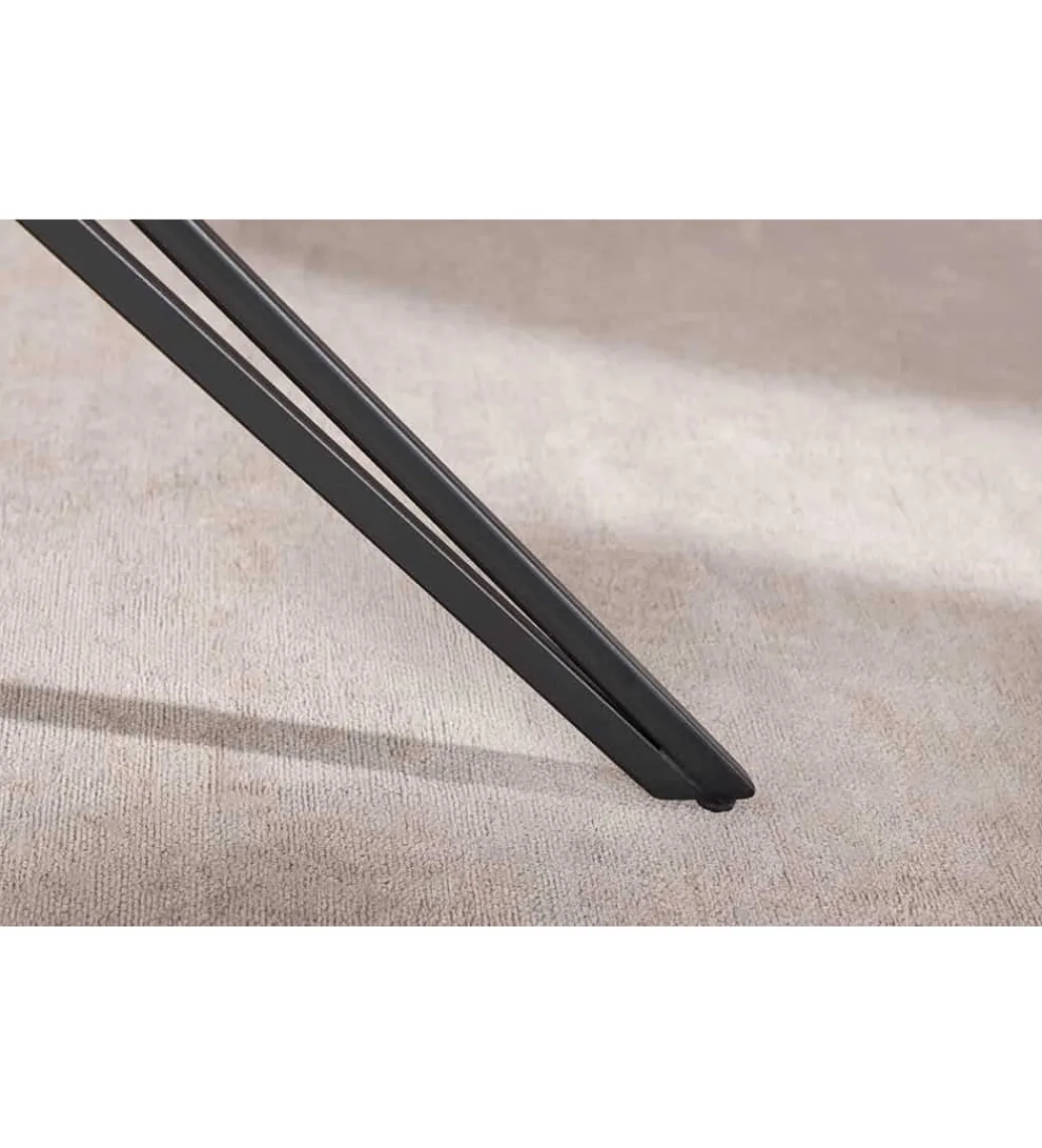 Invicta Interior Krzesło obrotowe PROMETHEUS 88 cm 180 stopni welwet beżowe