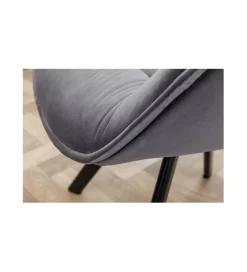 Invicta Interior Krzesło obrotowe siedzisko 180 stopni The Dutch Comfort szare