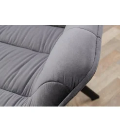 Invicta Interior Krzesło obrotowe siedzisko 180 stopni The Dutch Comfort szare