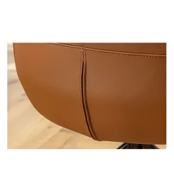 Invicta Interior Krzesło obrotowe SIGNATURE skórzany brązowy