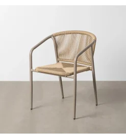 Zona-Design Krzesło ogrodowe APASENO 77 cm beżowe