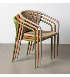 Zona-Design Krzesło ogrodowe APASENO 77 cm beżowe