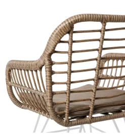 Zona-Design Krzesło ogrodowe ARIKI naturalne białe