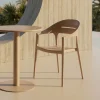 Zona-Design Krzesło ogrodowe LUCEROS 83 cm beżowe
