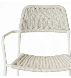 Zona-Design Krzesło ogrodowe MILOS białe