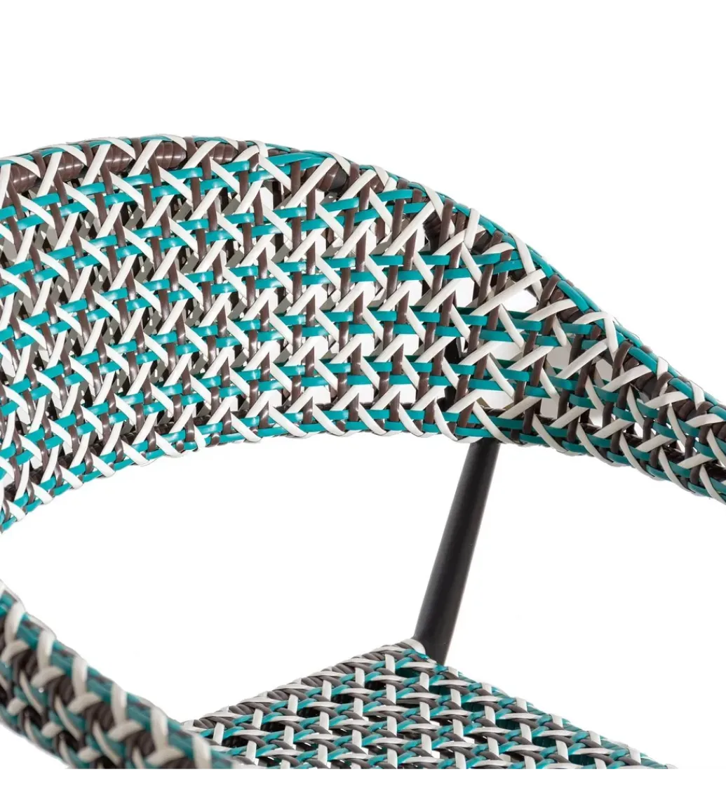 Zona-Design Krzesło ogrodowe NADIA 81 cm czarne