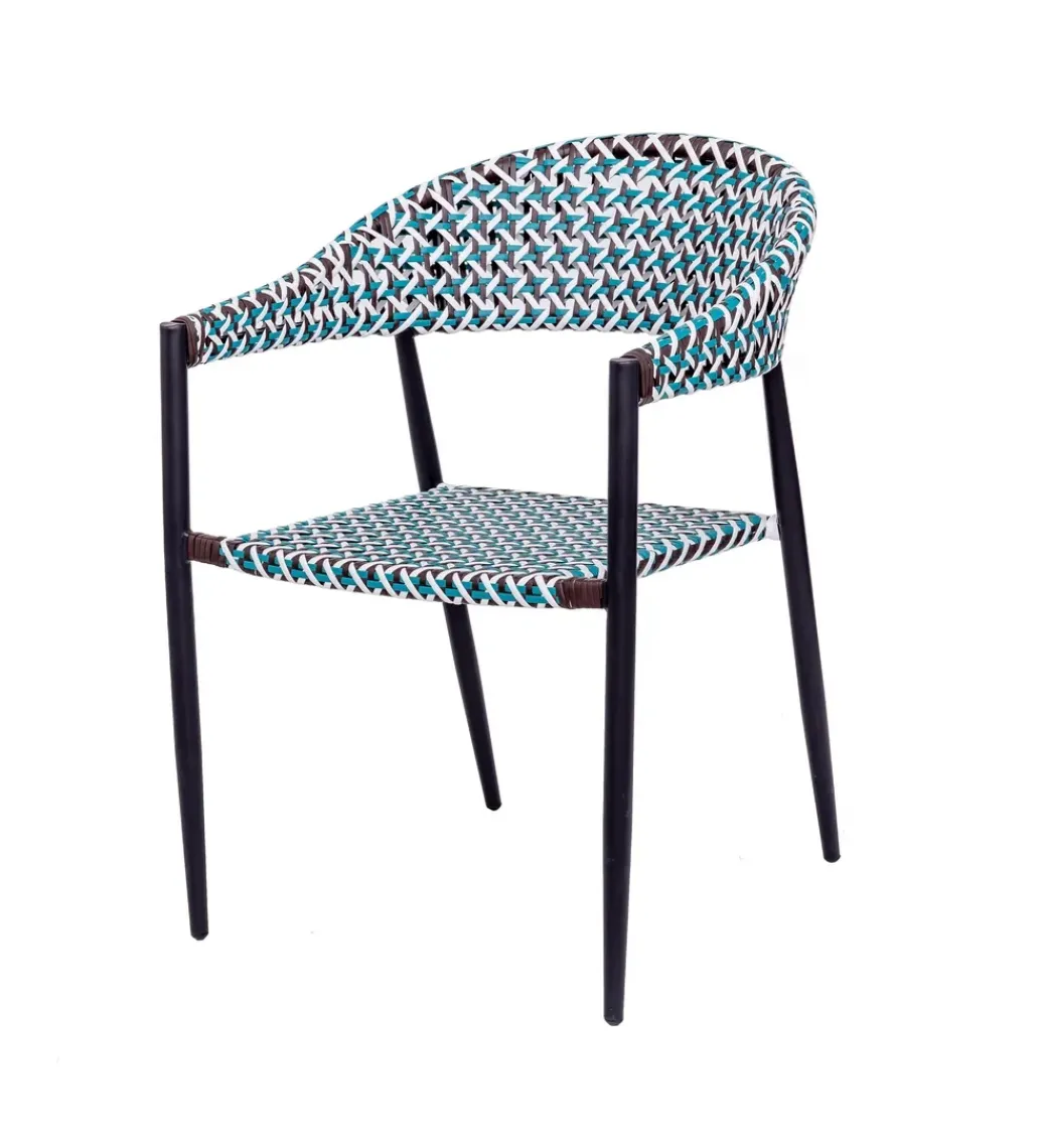 Zona-Design Krzesło ogrodowe NADIA 81 cm czarne