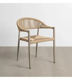 Zona-Design Krzesło ogrodowe PODERAN 76 cm beżowe