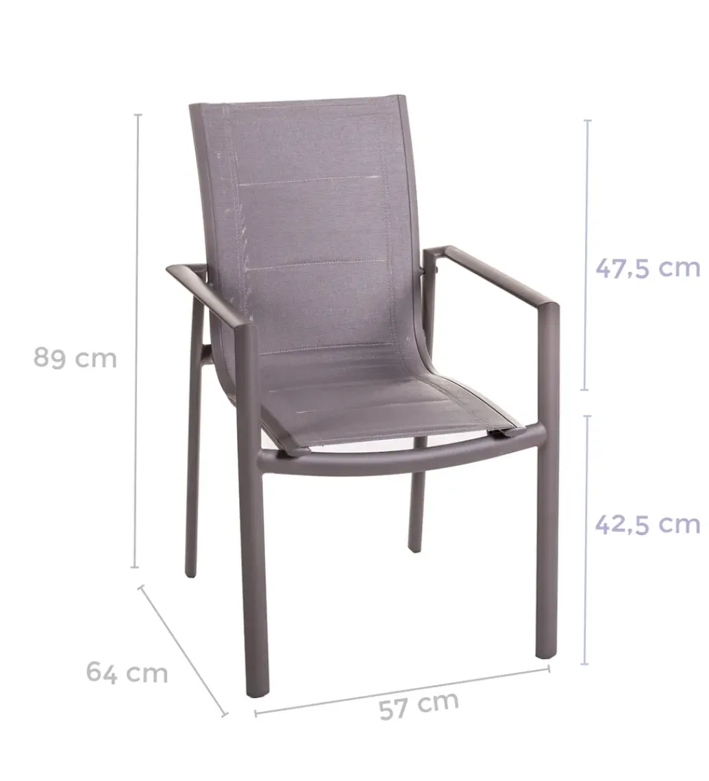 Zona-Design Krzesło ogrodowe STELLA 90 cm chateau