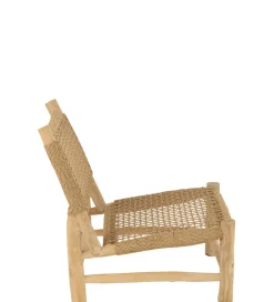 J-Line Krzesło ogrodowe VITA 85 cm naturalne