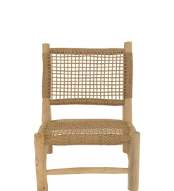 J-Line Krzesło ogrodowe VITA 85 cm naturalne