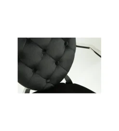 Invicta Interior Krzesło OXANA Modern Barock Czarne