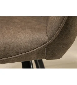 Invicta Interior Krzesło Palermo z podłokietnikami taupe