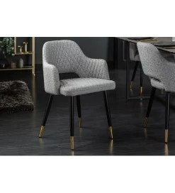Invicta Interior Krzesło Paris jasnoszare