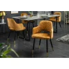 Invicta Interior Krzesło PARIS velvet musztardowy