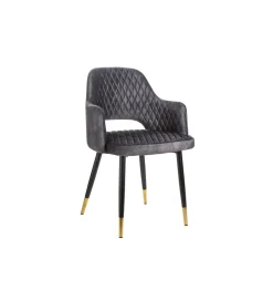 Invicta Interior Krzesło Paris Velvet Szare