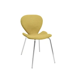 KARE Krzesło PETAL 84 cm musztardowe