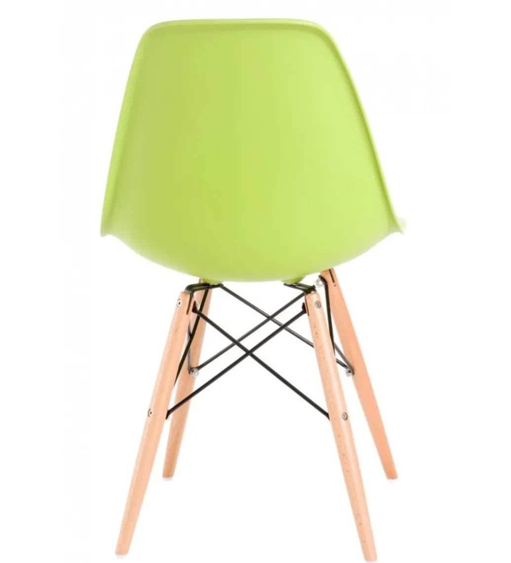 Zona-Design.pl Krzesło P016W PP Inspirowane DSW Zielone