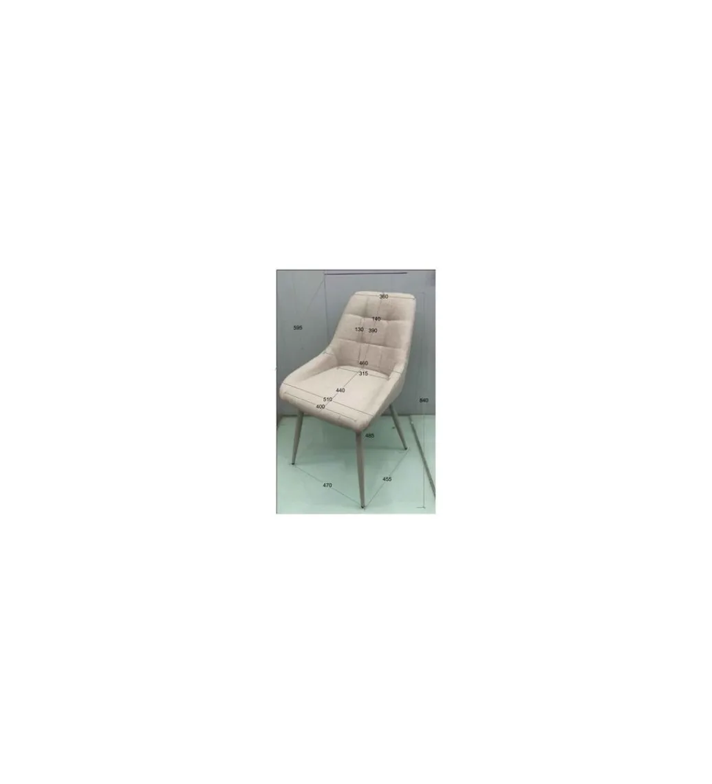 KARE Krzesło RUBY 83 cm beżowy