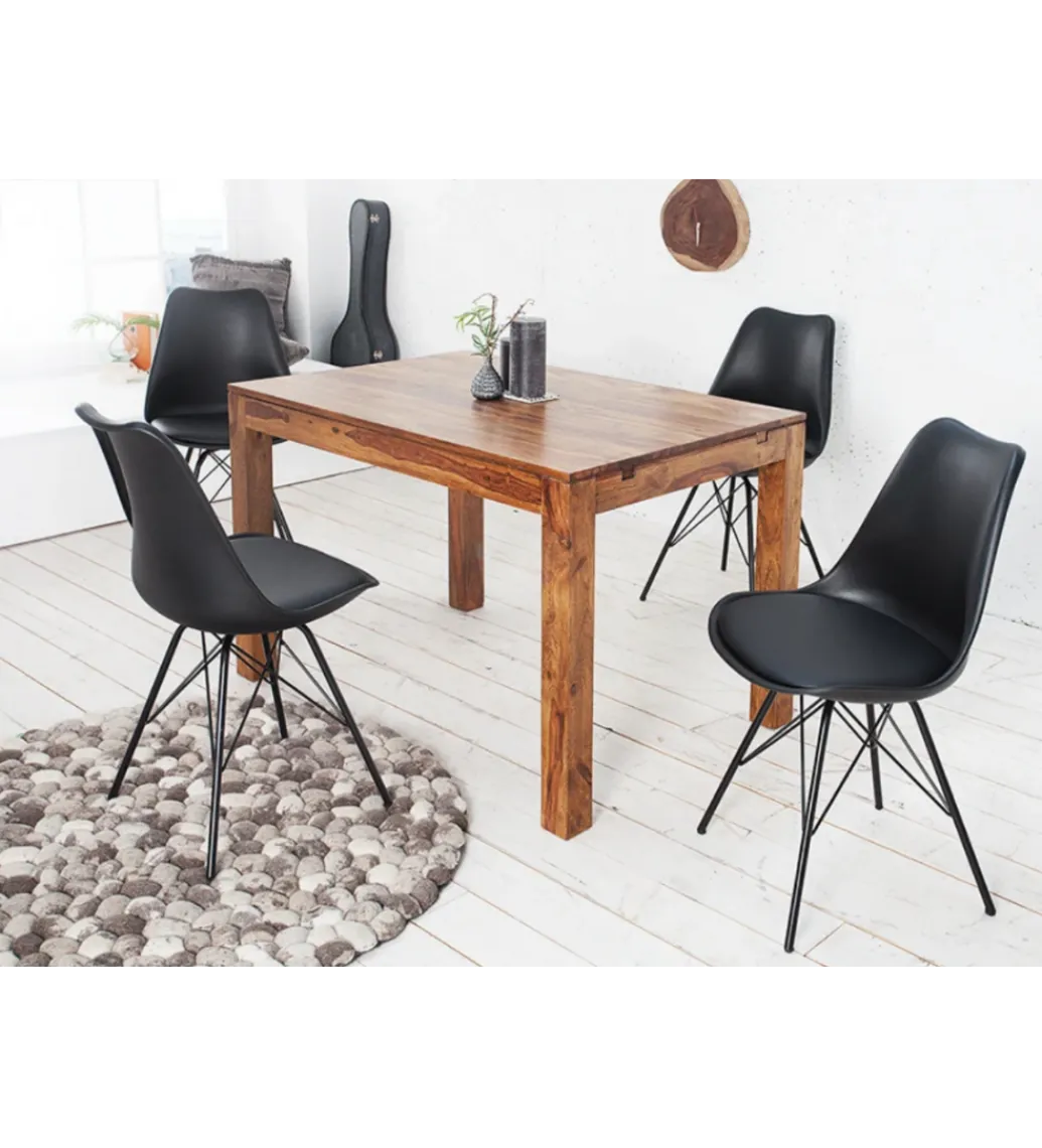 Invicta Interior Krzesło Rufo Scandinavia retro czarne