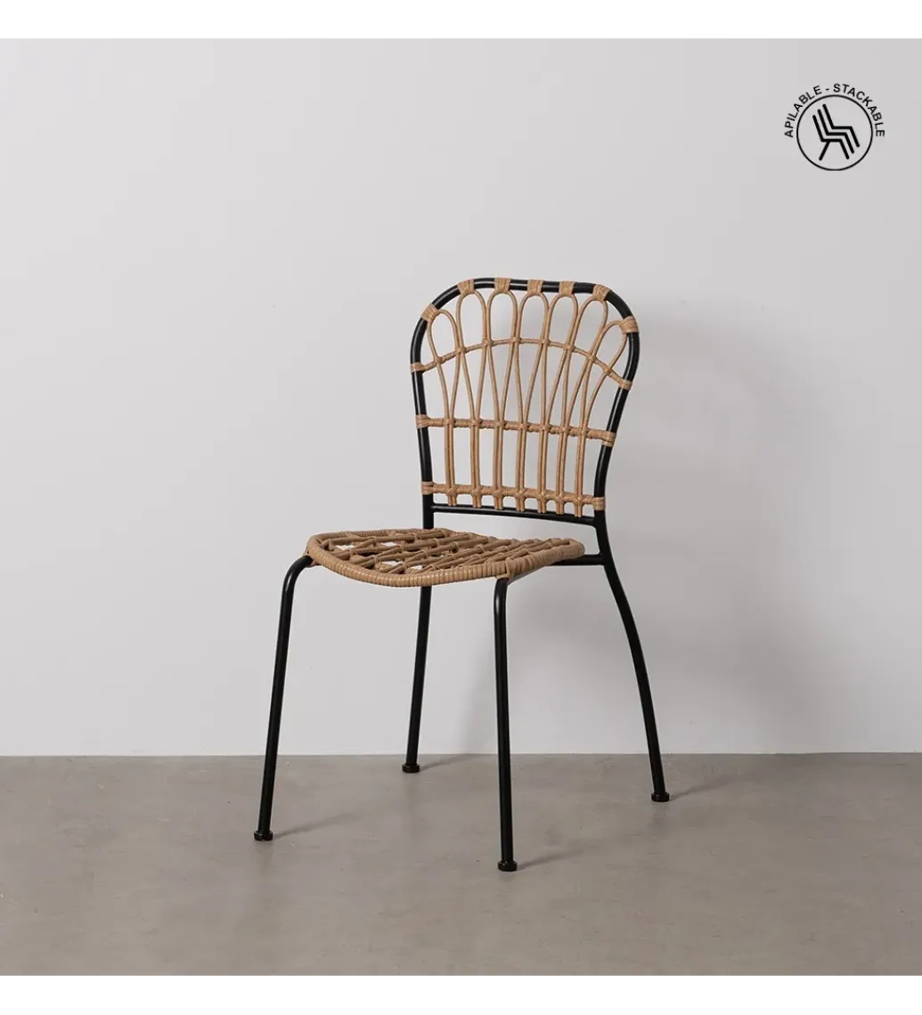 Zona-Design Krzesło SAROOK czarne