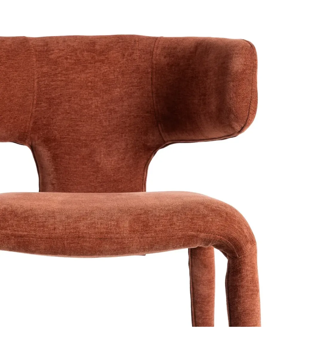 Zona-Design Krzesło TEJIDO 76 cm terakota