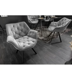 Invicta Interior Krzesło The Dutch Comfort szare