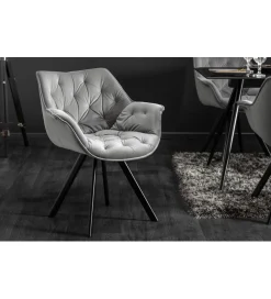 Invicta Interior Krzesło The Dutch Comfort szare