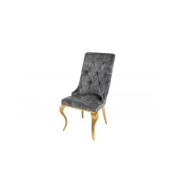 Invicta Interior Krzesło TRENTINO LEW Modern Barock szare