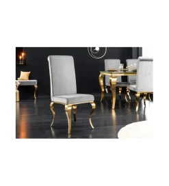 Invicta Interior Krzesło TRENTINO Modern Barock szare