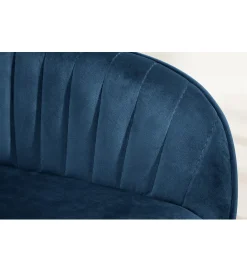 Invicta Interior Krzesło Turin niebieskie