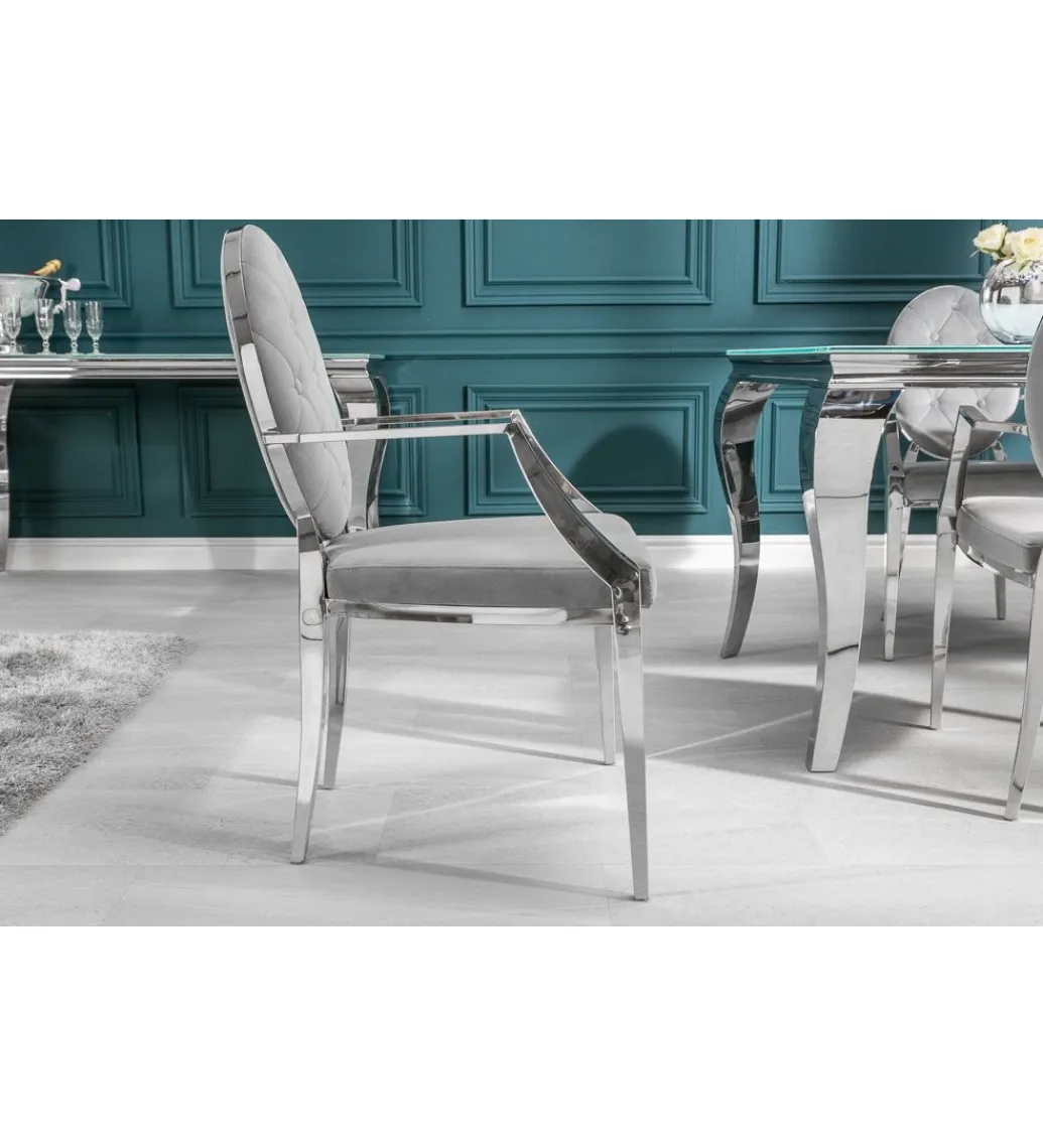Invicta Interior Krzesło VIENNA szare