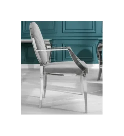 Invicta Interior Krzesło VIENNA szare