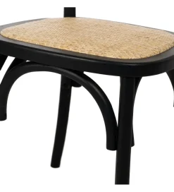 Zona-Design Krzesło YURO  z drewna wiązowego czarne