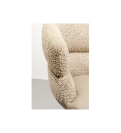 KARE Krzesło z podłokietnikami TASTY bouclé