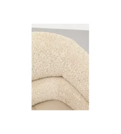 KARE Krzesło z podłokietnikami TASTY bouclé