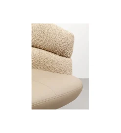 KARE Krzesło z podłokietnikami TASTY bouclé