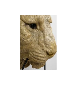 KDesign Lampa ścienna ANIMAL TIGER HEAD 34 cm złota