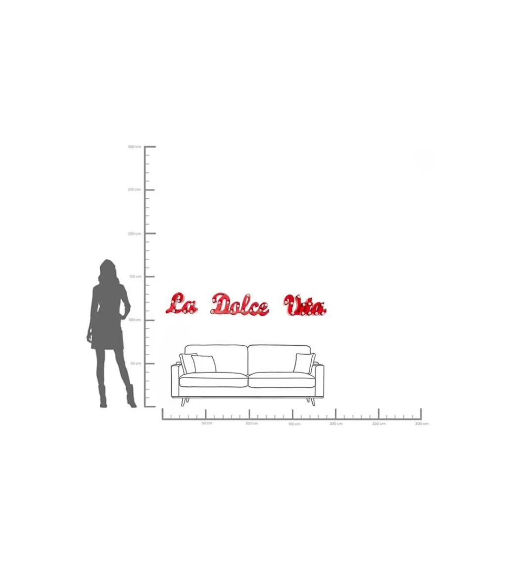 KDesign Lampa ścienna LA DOLCE VITA 190 cm